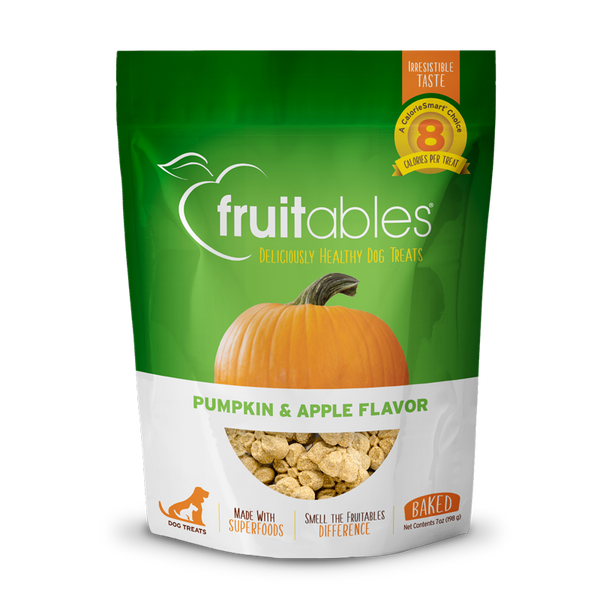 Fruitables Healthy Dog Treats: Pumpkin & Apple (7oz)