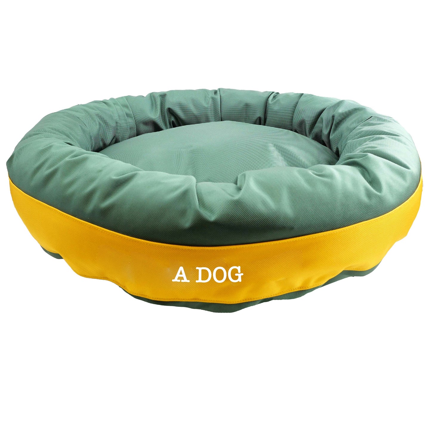 American Dog - Dog Bed Round Bolster Armor Baseball