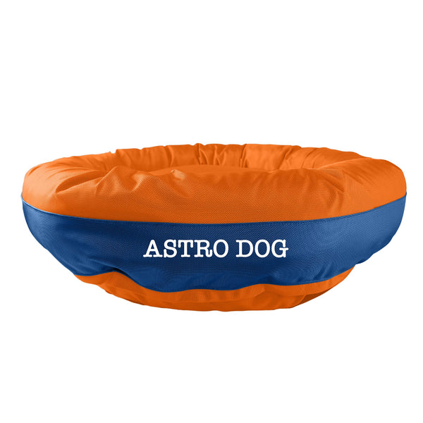 American Dog - Dog Bed Round Bolster Armor Baseball