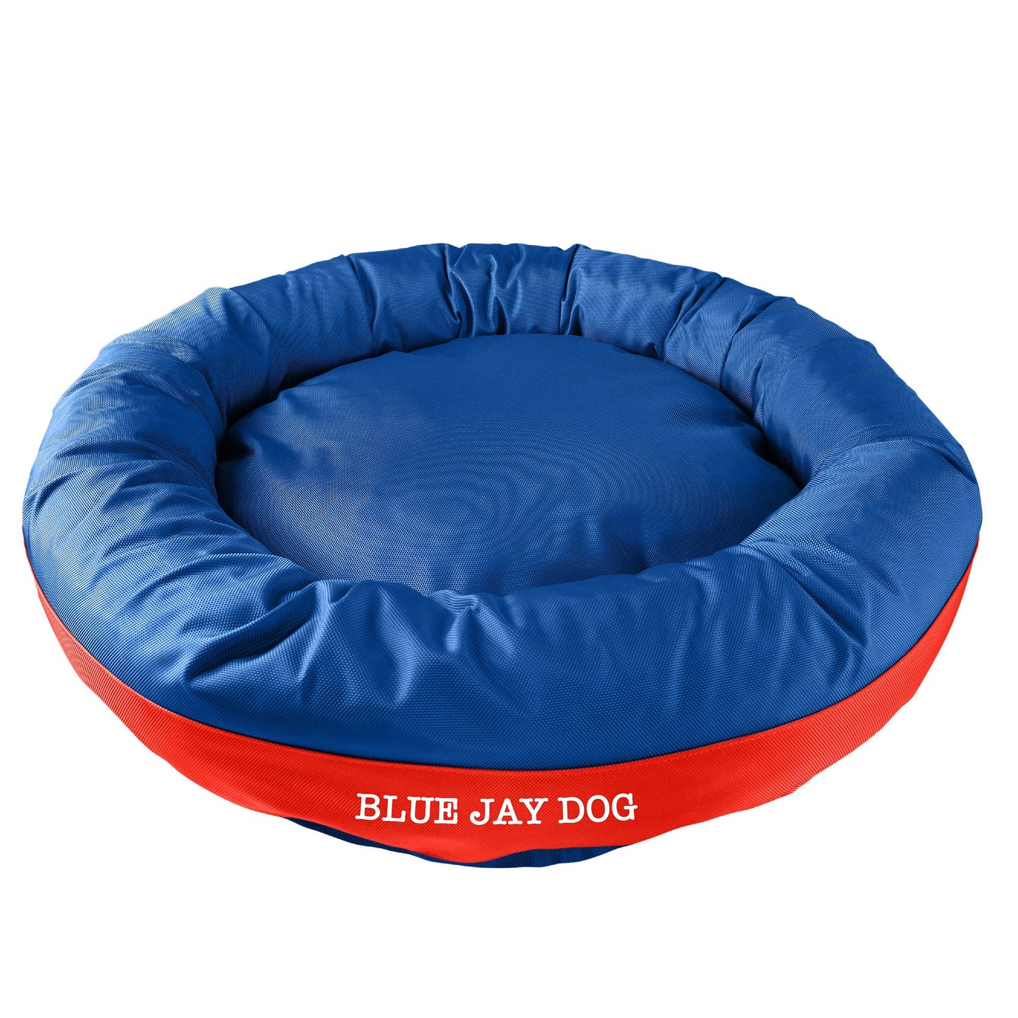 American Dog - Dog Bed Round Bolster Armor Baseball