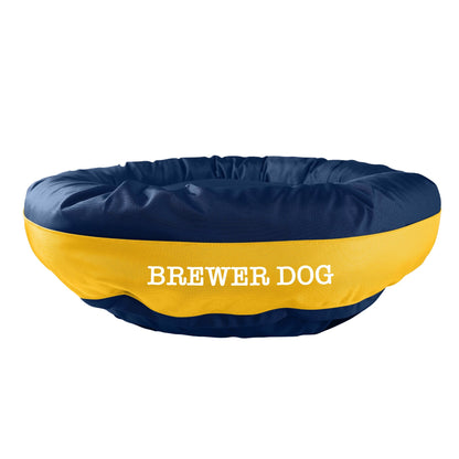 American Dog - Dog Bed Round Bolster Armor Baseball