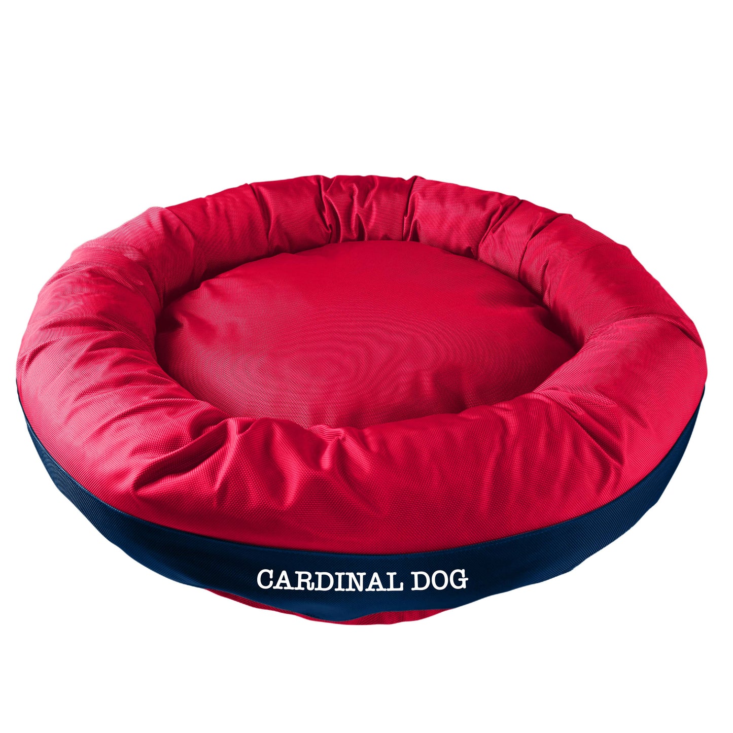American Dog - Dog Bed Round Bolster Armor Baseball