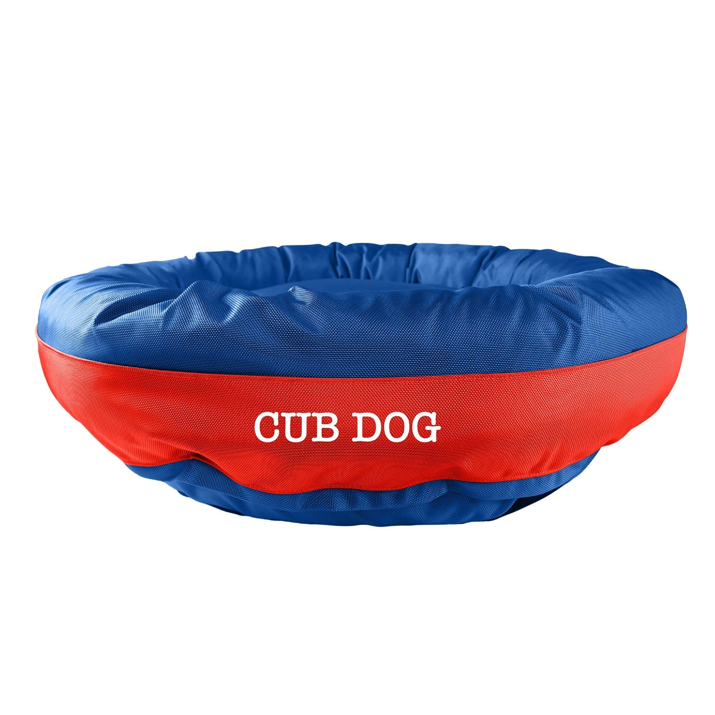 American Dog - Dog Bed Round Bolster Armor Baseball