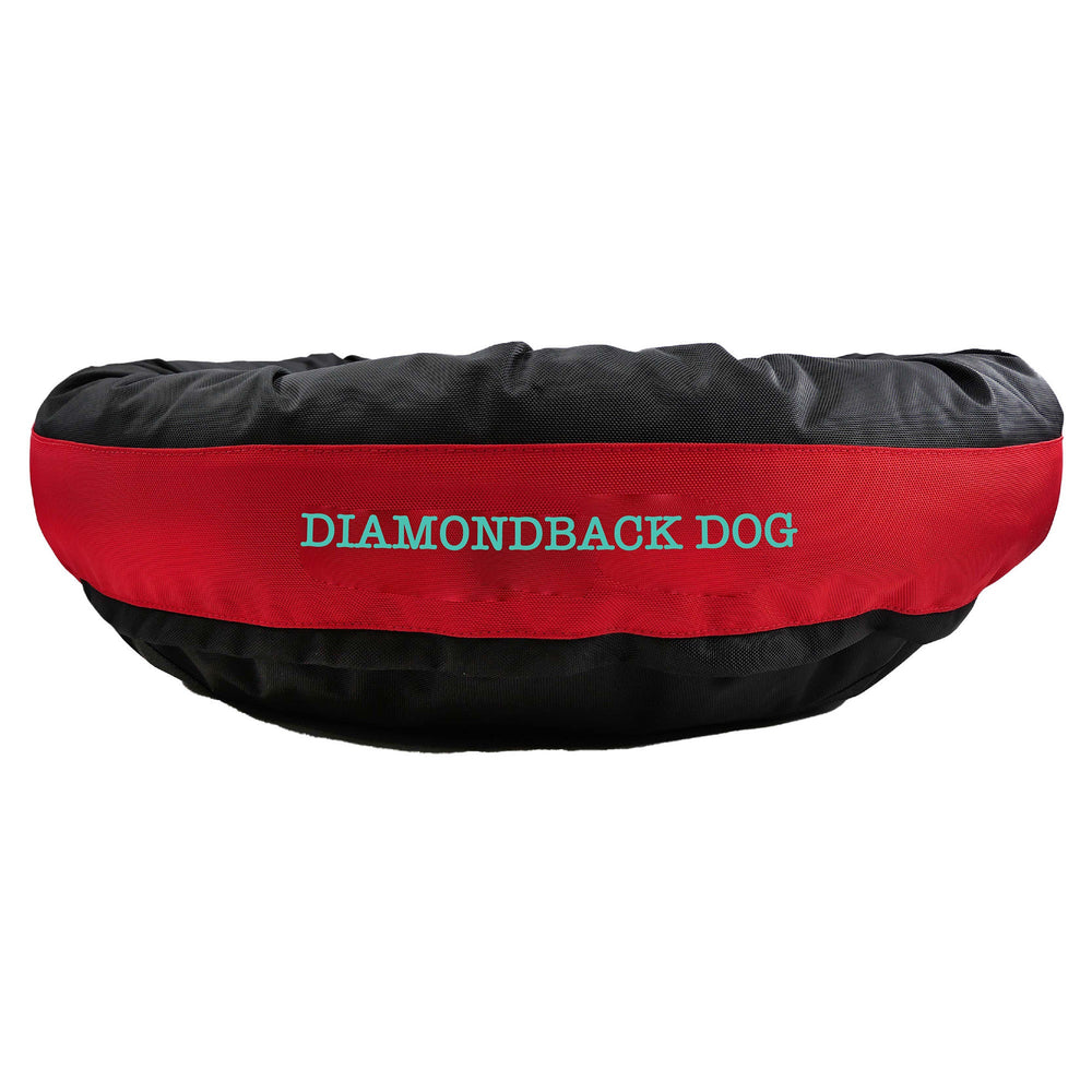 American Dog - Dog Bed Round Bolster Armor Baseball