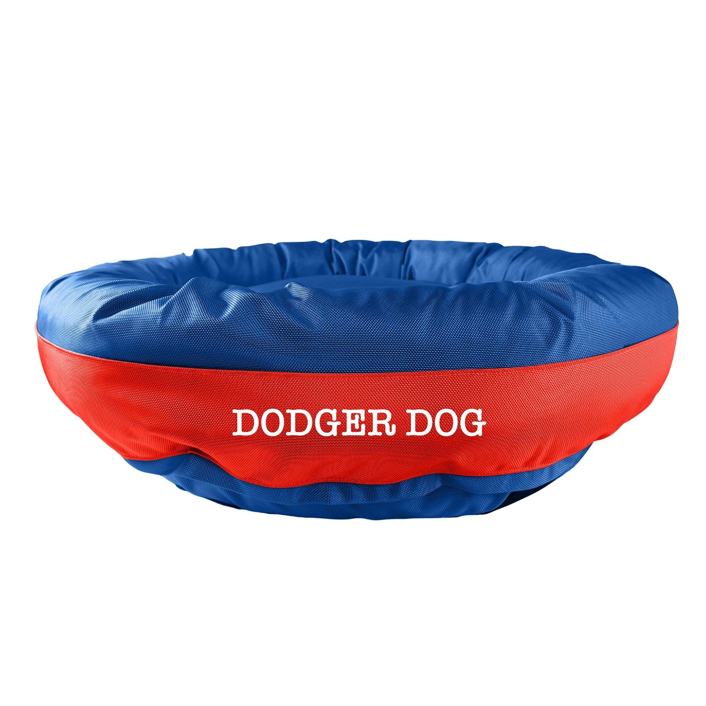 American Dog - Dog Bed Round Bolster Armor Baseball