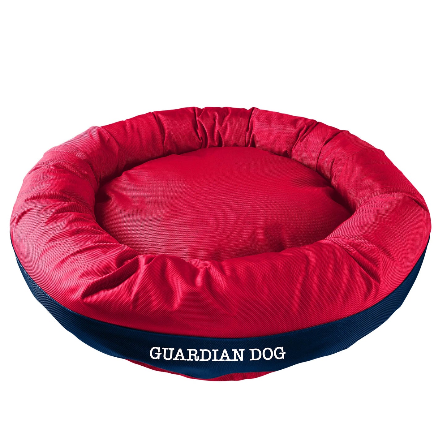 American Dog - Dog Bed Round Bolster Armor Baseball