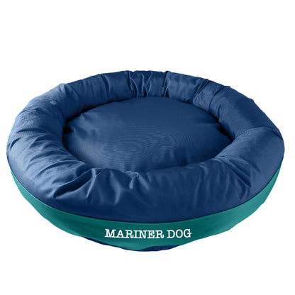 American Dog - Dog Bed Round Bolster Armor Baseball