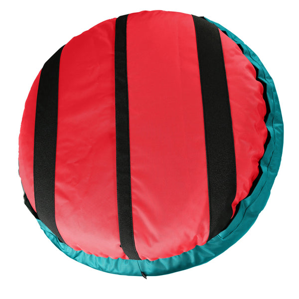American Dog - Dog Bed Round Bolster Armor Baseball