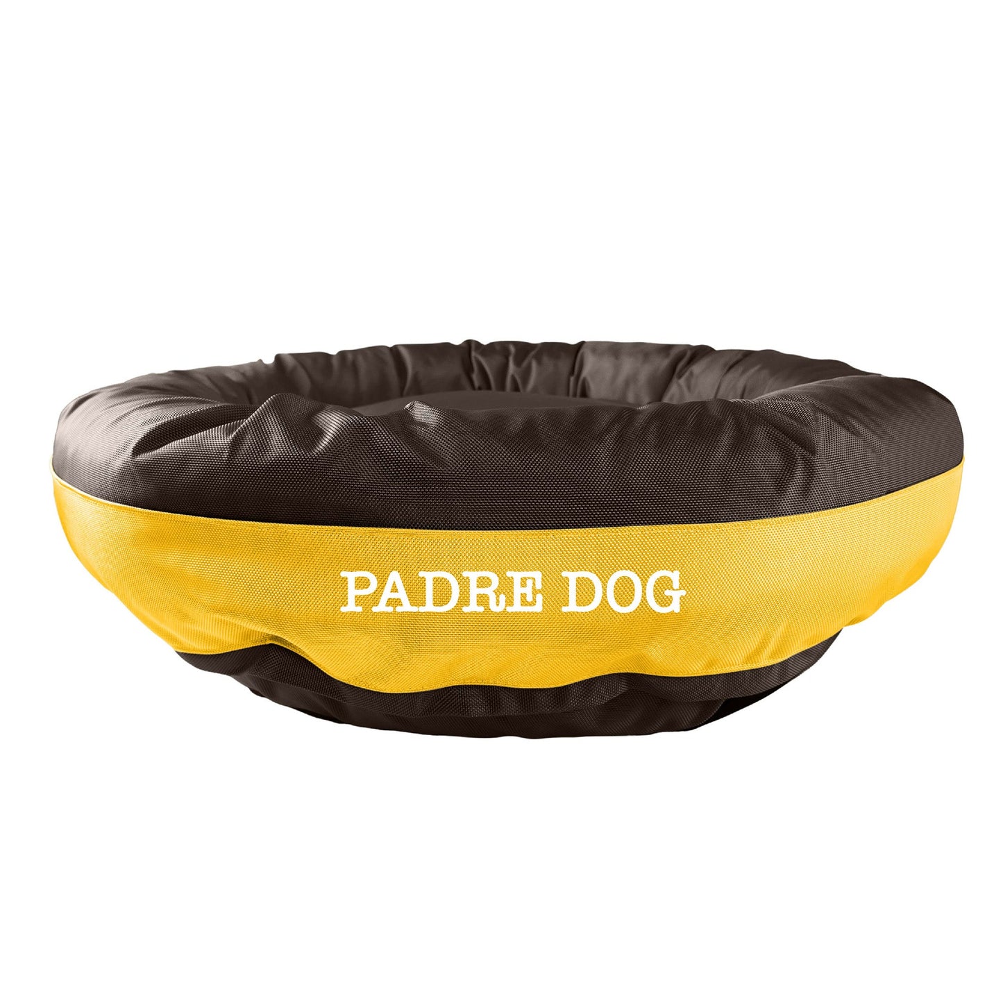 American Dog - Dog Bed Round Bolster Armor Baseball