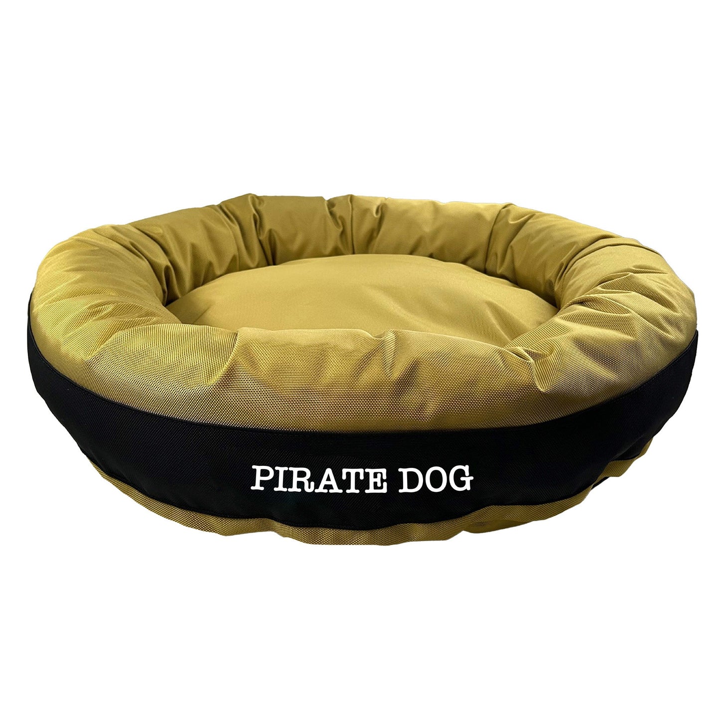 American Dog - Dog Bed Round Bolster Armor Baseball