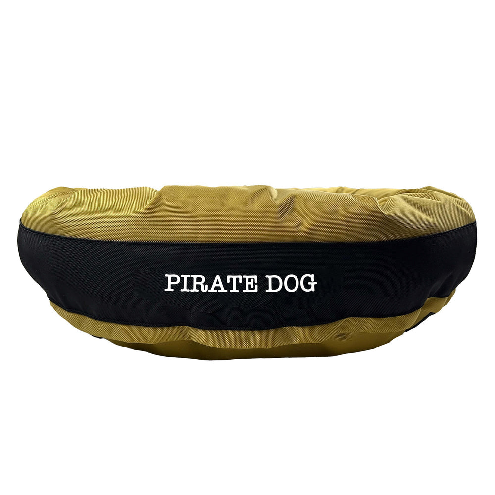 American Dog - Dog Bed Round Bolster Armor Baseball