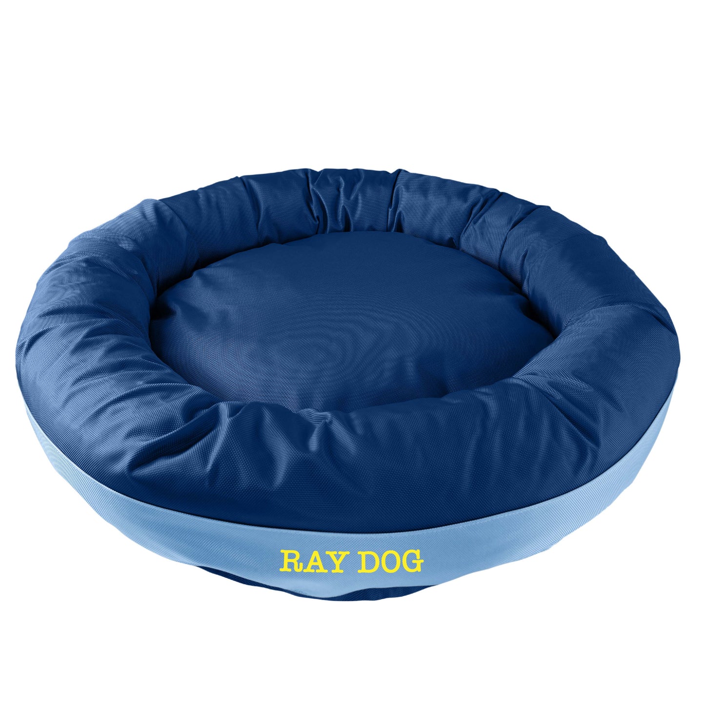 American Dog - Dog Bed Round Bolster Armor Baseball