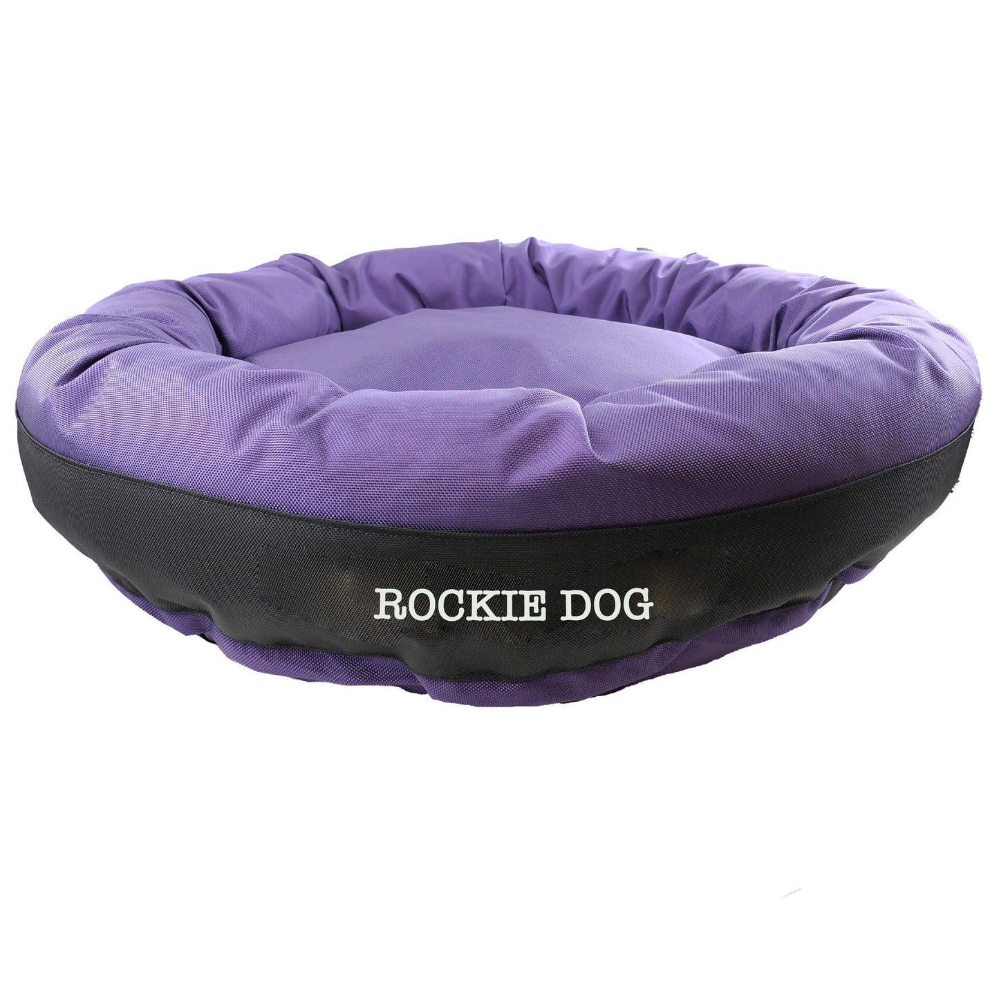 American Dog - Dog Bed Round Bolster Armor Baseball