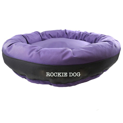 American Dog - Dog Bed Round Bolster Armor Baseball