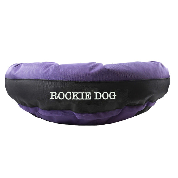 American Dog - Dog Bed Round Bolster Armor Baseball