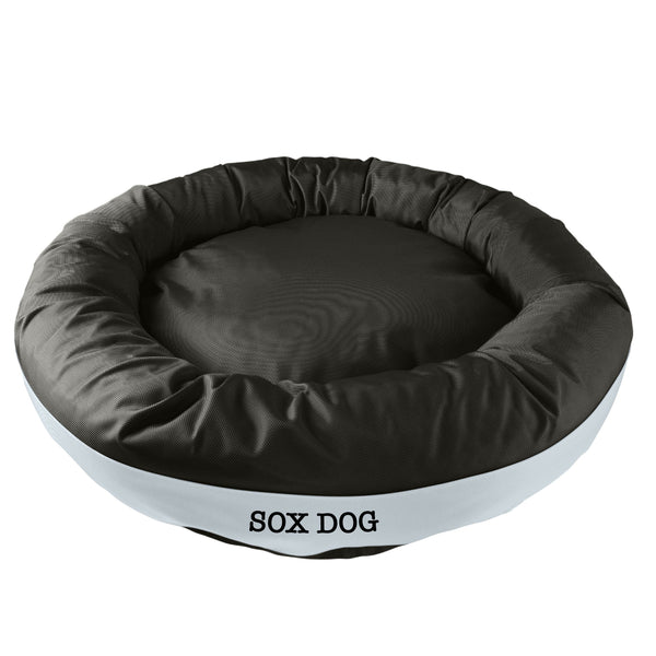 American Dog - Dog Bed Round Bolster Armor Baseball