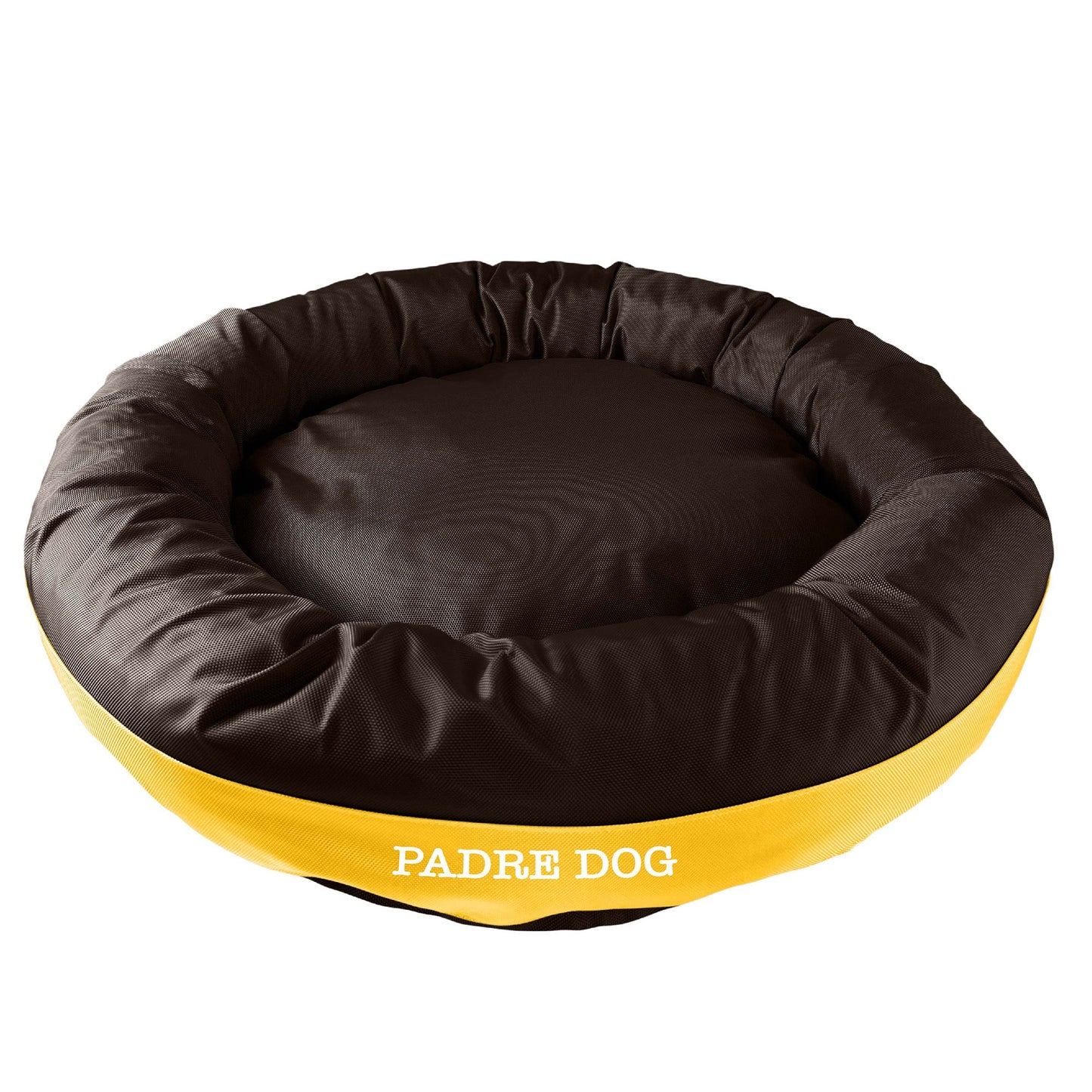 American Dog - Dog Bed Round Bolster Armor Baseball
