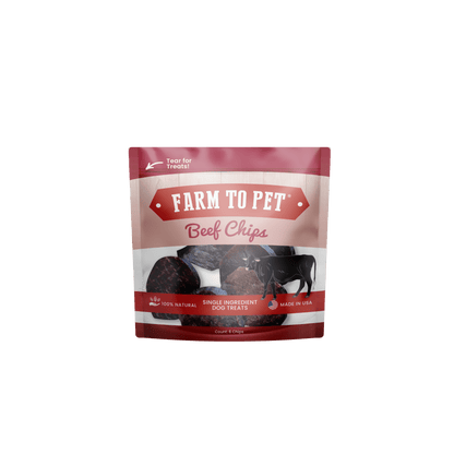 Farm To Pet - Beef Chips Snack Pack Bundles | Dog Treats for Training & Travel