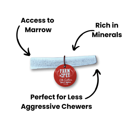 Farm To Pet - Split Elk Antlers for Dogs | All-Natural Antler Dog Chews