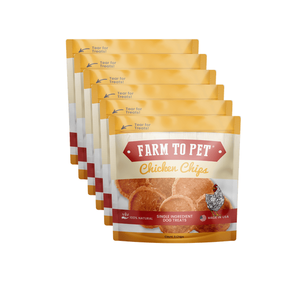 Farm To Pet - Chicken Chips Snack Pack Bundles | Dog Party Favors & Training Treats