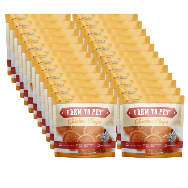 Farm To Pet - Chicken Chips Snack Pack Bundles | Dog Party Favors & Training Treats