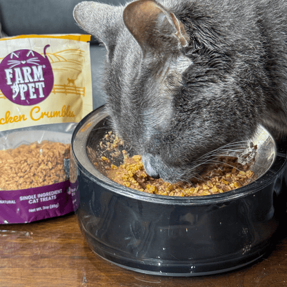 Farm To Pet - Chicken Crumbles for Cats | 100% Protein Cat Treats