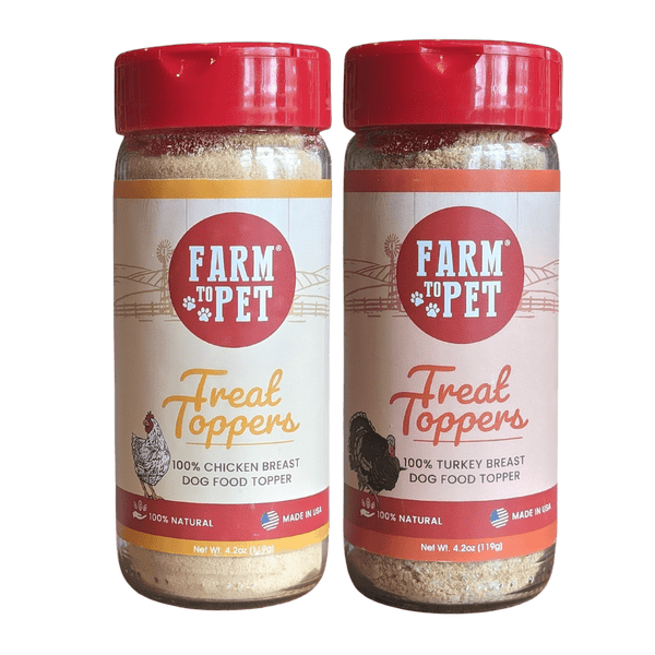 Farm To Pet - Chicken & Turkey Dog Food Topper Bundle