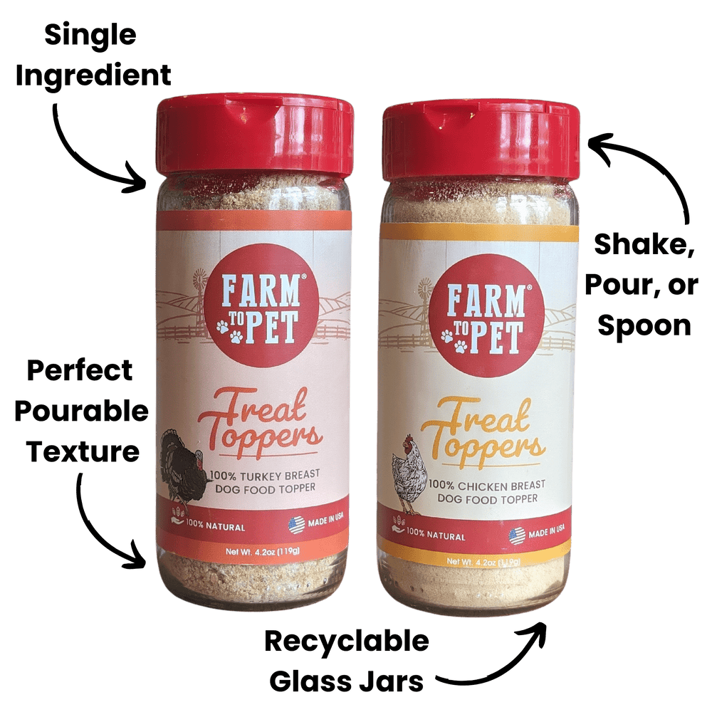 Farm To Pet - Chicken & Turkey Dog Food Topper Bundle