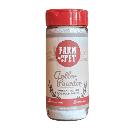 Farm To Pet - Treat Topper Antler Powder Dog Food Topper | Nutritional Supplement for Dogs and Cats