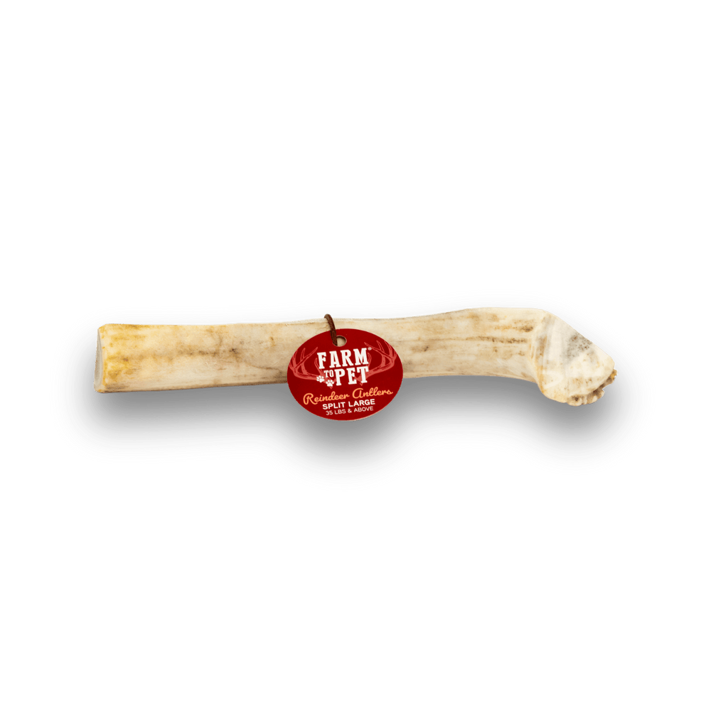 Farm To Pet - Reindeer Antlers for Dogs | Antler Dog Chews for Aggressive Chewers