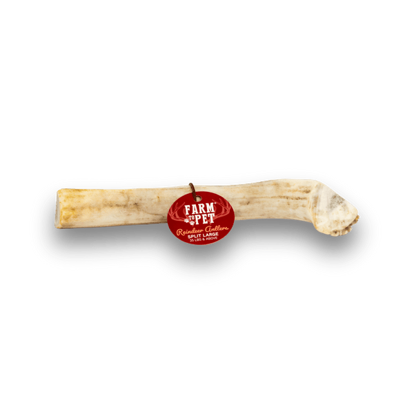 Farm To Pet - Reindeer Antlers for Dogs | Antler Dog Chews for Aggressive Chewers