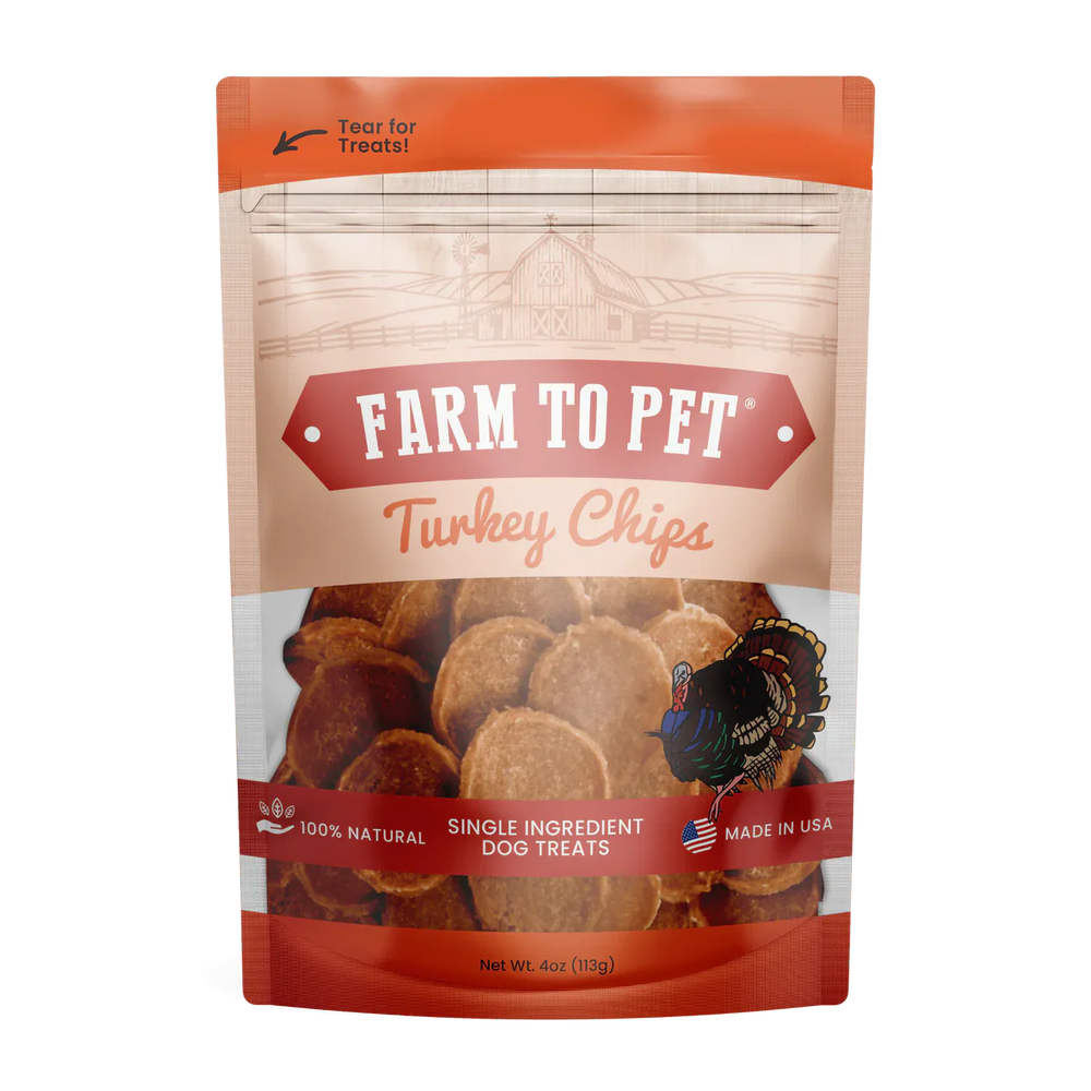Farm To Pet Turkey Chips (12oz)