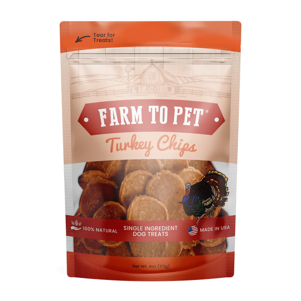 Farm To Pet Turkey Chips (12oz)
