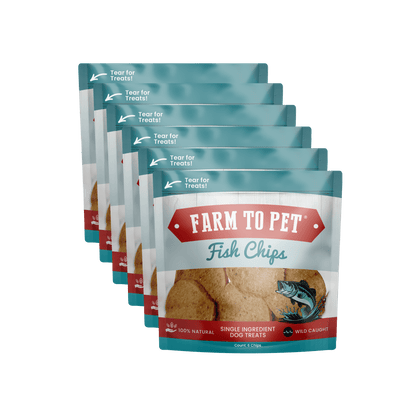 Farm To Pet - Fish Chips Snack Pack Bundles | Dog Treats for Training & Travel