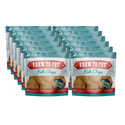 Farm To Pet - Fish Chips Snack Pack Bundles | Dog Treats for Training & Travel