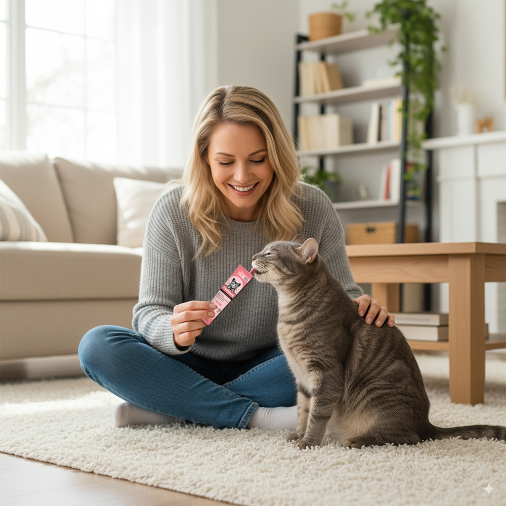 Lickable Cat Paste Sticks