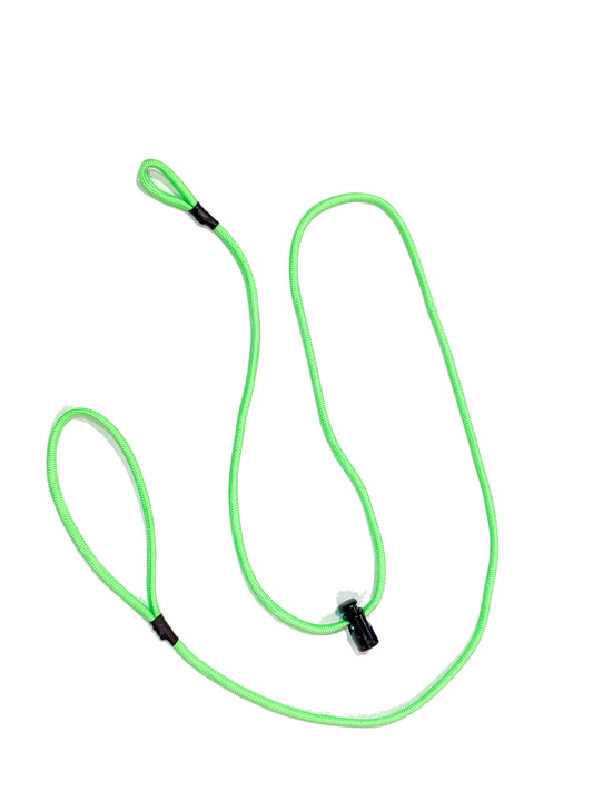 Norfie Neon Green Slip Dog Leash for Small/Medium Dogs – Durable & Adjustable Dog Lead