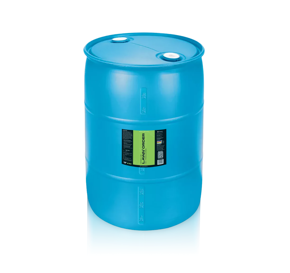 LawN Order 7% Hydrogen Peroxide Turf Cleaner | Oxy-Action Pet Odor Eliminator 55 Gallon Drum
