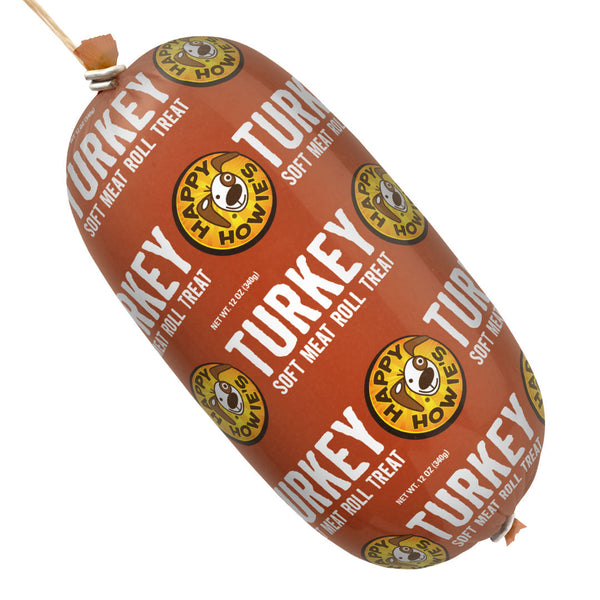 Happy Howie's Turkey Meat Roll Dog Treat (12oz)