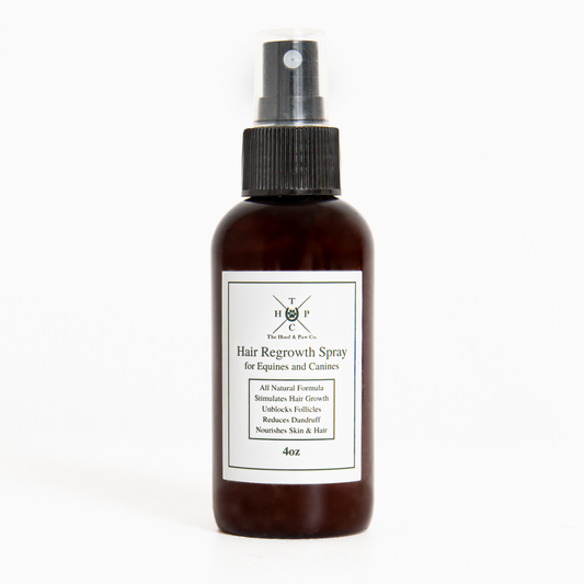 The Hoof & Paw Co. - All Natural Hair Regrowth Spray - for Dogs & Horses (4oz or 8oz)