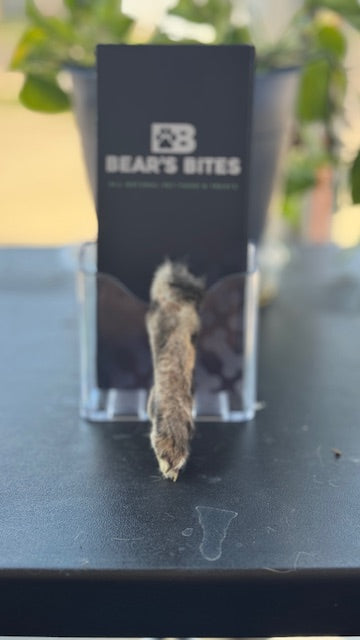 Rabbit foot dog chew