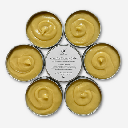 The Hoof & Paw Co. - Manuka Honey Healing Salve with Herbal Infusion - For Dogs, Horses & Humans