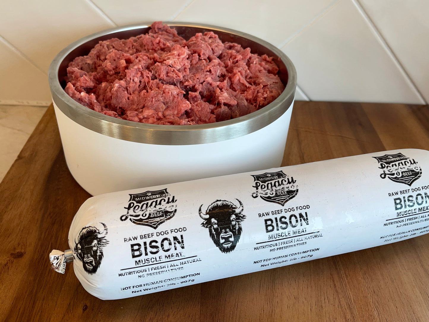 Midwest Legacy Beef - Legacy Ground Bison bowl view