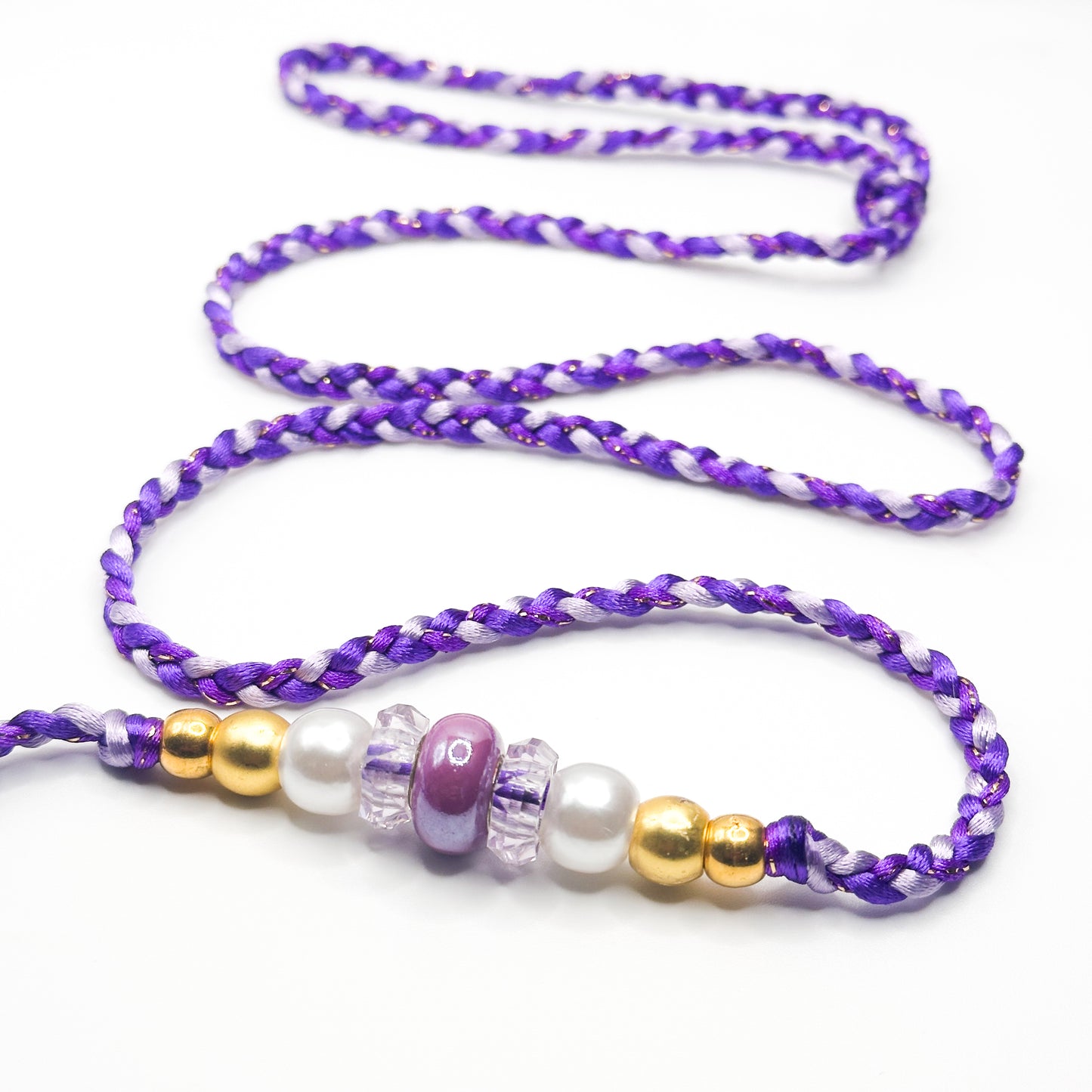 Purple Pearl Conformation Dog Show Leads  beads