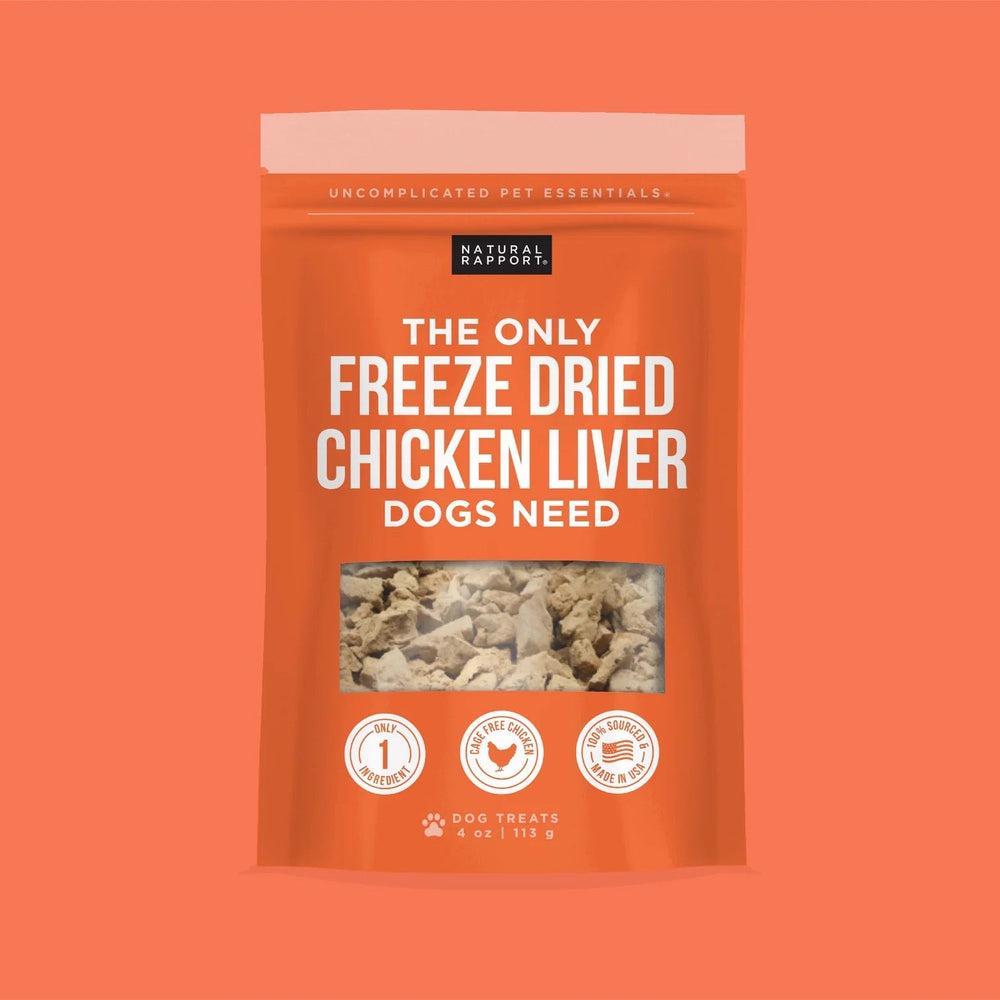 Natural Rapport The Only Freeze Dried Chicken Liver Dogs Need (4oz)