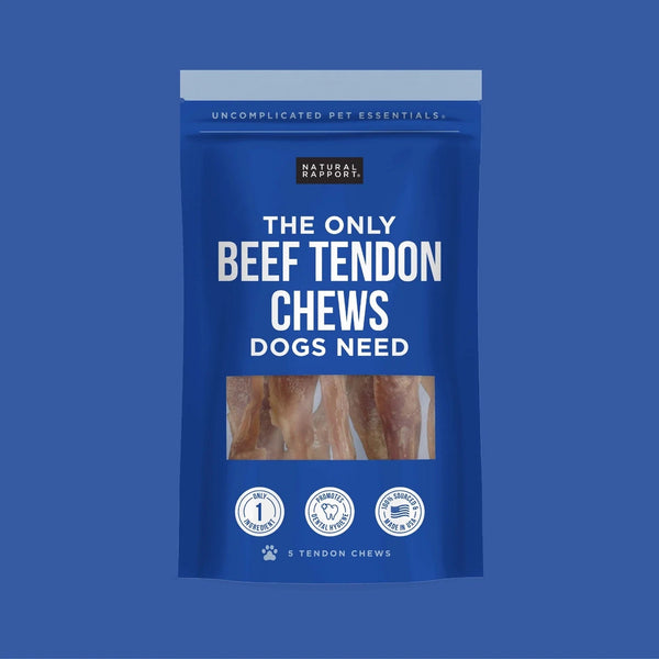 Natural Rapport The Only Beef Tendon Chews Dogs Need Dog Treats (5ct)