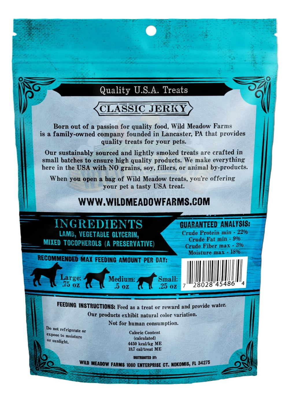 Wild Meadow Farms Classic Bites Lamb Bites 3.5oz