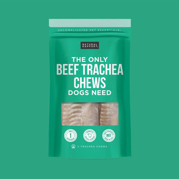 Natural Rapport The Only Beef Trachea Chews Dogs Need Dog Treats (3ct)