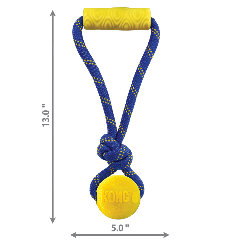 Kong Jaxx Brights Tug w/Ball Medium