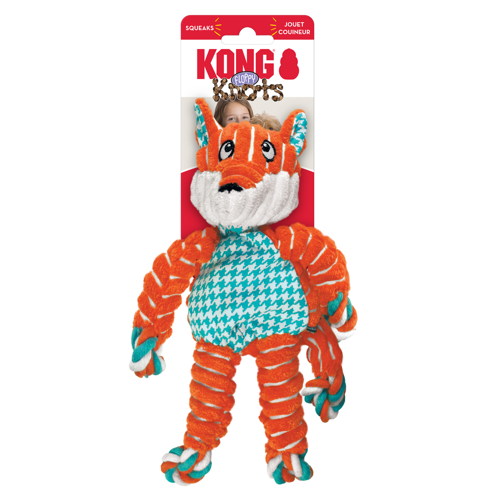 Kong Floppy Knots Fox Small/Medium